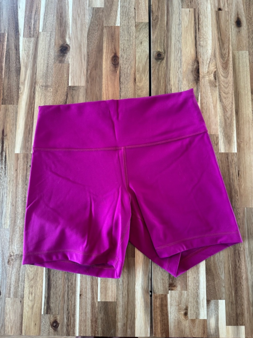 lululemon athletica Magenta High-Rise Bike Shorts